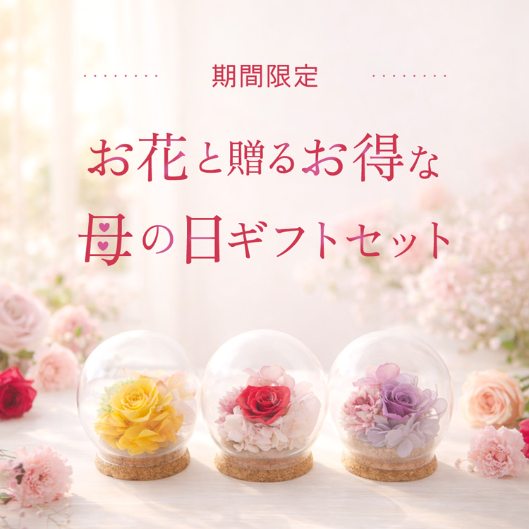 お花と贈るお得な母の日ギフトセット