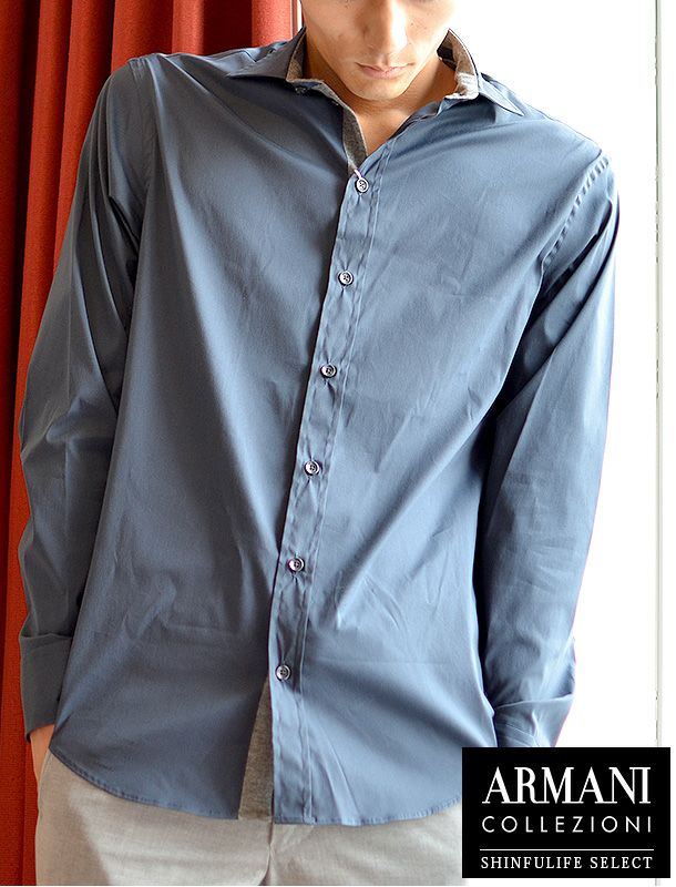 メンズシャツ アルマーニ コレツィオーニ ARMANI COLLEZIONI