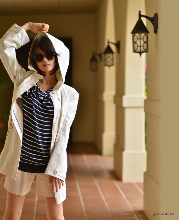 フランスの人気ブランドのトレンチはレインコートと同等以上の防水性能