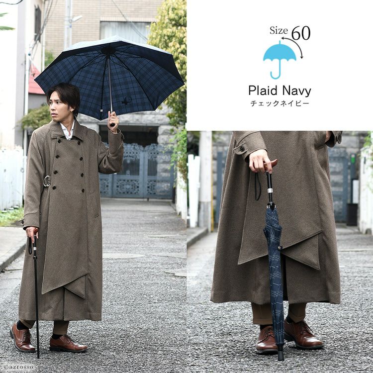 つえ傘 ステッキ傘 日本製 軽量 杖にもなる傘 晴雨兼用 杖傘 日傘 父親