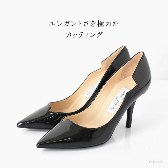 エナメル パンプス 8cm ハイヒール Mandarin マンダリン ジミーチュウ