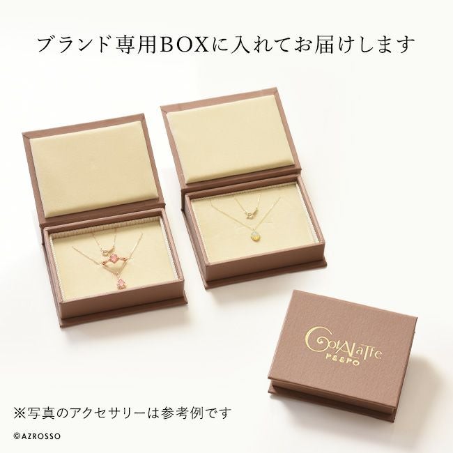 ダイヤモンド・ルビー リバーシブル プチネックレス/Cotalatte