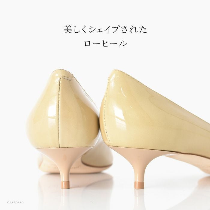 エナメル パンプス 3cm 4cm ローヒール CHOO 24:7 Amelia アメリア