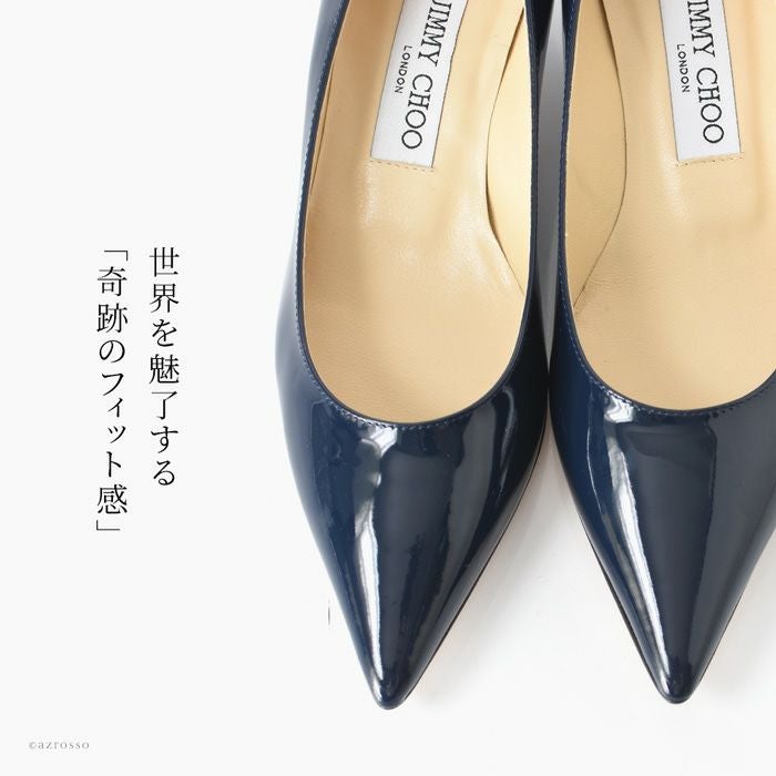 エナメル パンプス 3cm 4cm ローヒール CHOO 24:7 Amelia アメリア