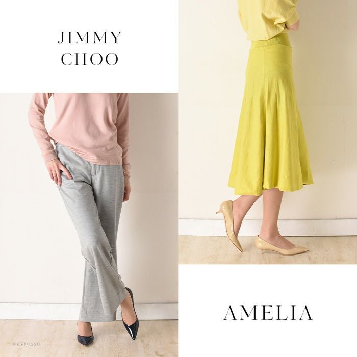 エナメル パンプス 3cm 4cm ローヒール CHOO 24:7 Amelia アメリア