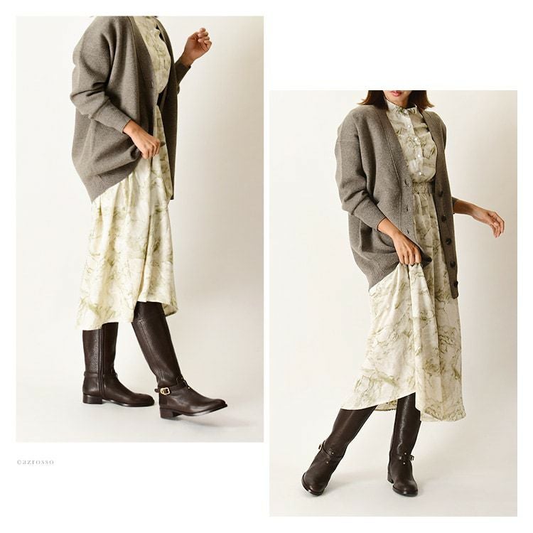 ロングジョッキーブーツ サイドジップファスナー トリーバーチ TORY BURCH