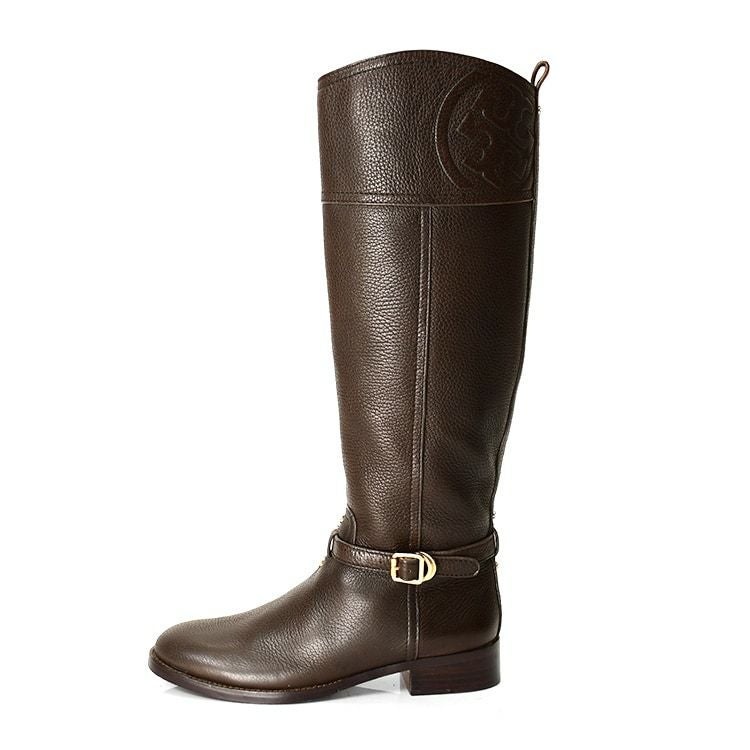 【美品】TORY BURCH ロングブーツ シボ革 黒 23cm相当 楽天市場】トリーバーチ ブーツ トリーバーチ 靴 ジョッキーブーツ