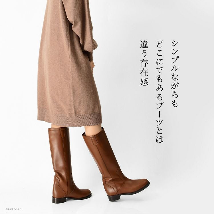 ジョッキーブーツ ロングブーツ ヴィッテロ レザー ブーツ