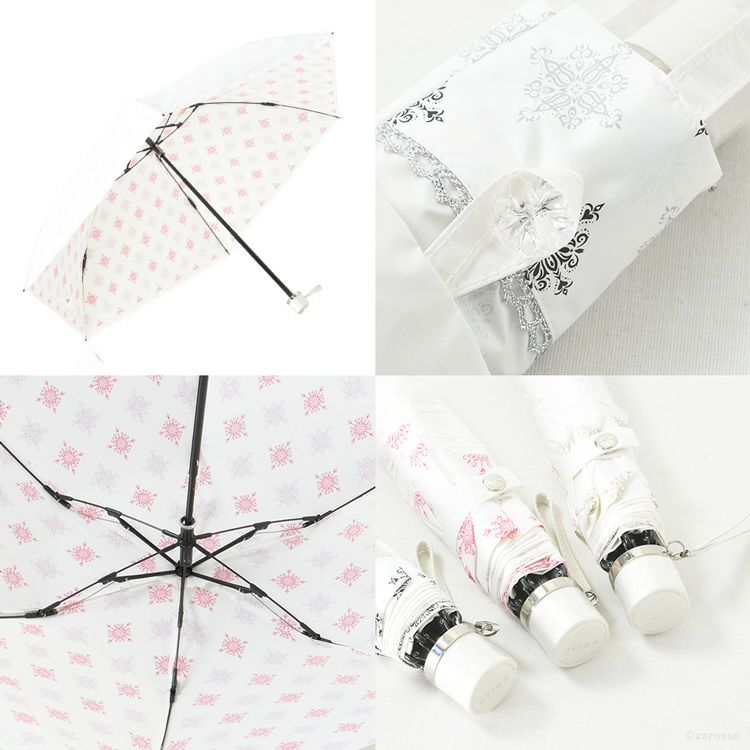 ニューアラベスク 日傘 折りたたみ 晴雨兼用 UVION ユビオン