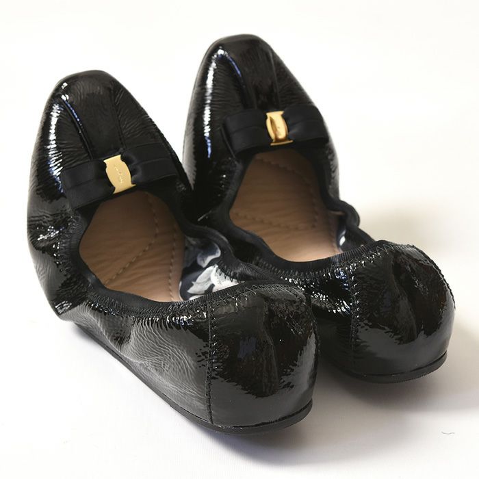 フェラガモ　フラットシューズ　パンプス　MY JOY FERRAGAMO（フェラガモ） バレエシューズ リボン 靴 Salvatore