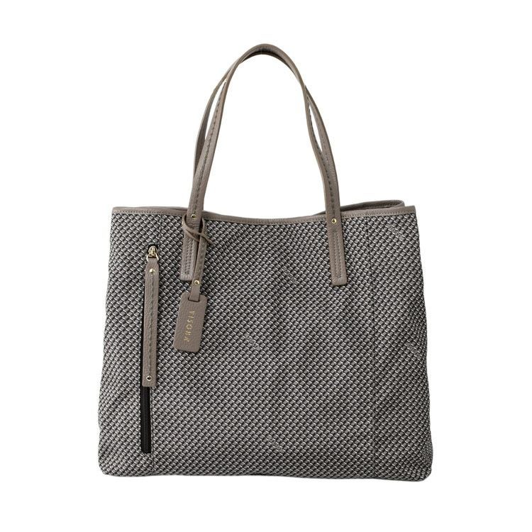 美品◎イタリア製 PLINIO VISONA ナイロンセミショルダーバッグ　茶 PLINIO VISONA - 美品◎イタリア製 PLINIO VISONA ナイロン
