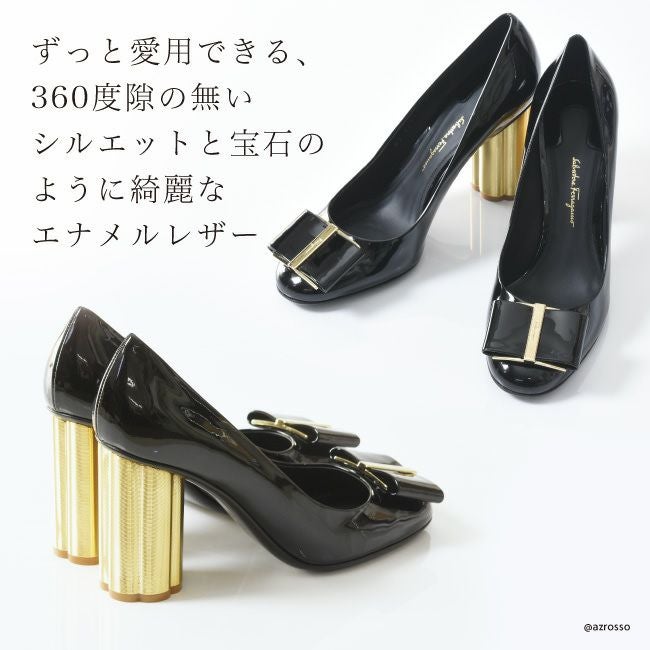 CAPUA 9cm レディースパンプス |フェラガモ Ferragamo|シンフーライフ通販