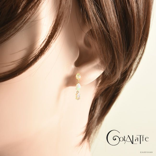 オパールピアス 18K｜Cotalatte コタラッテ｜ブランド通販シンフーライフ