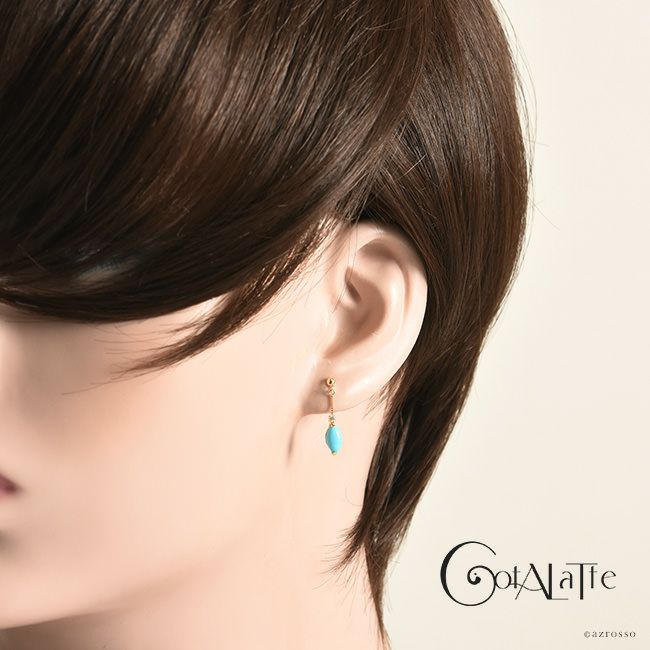 ターコイズピアス 18K｜Cotalatte コタラッテ｜ブランド通販シンフーライフ