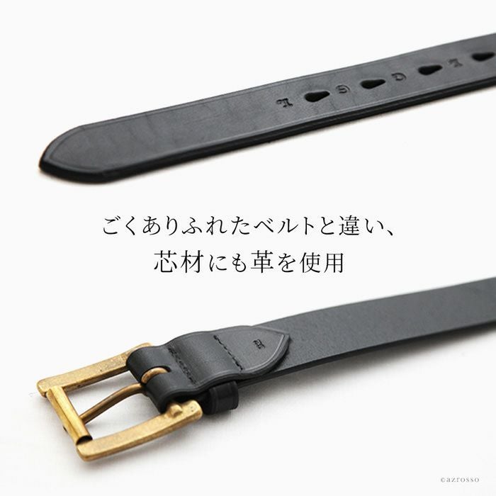 レザーベルト メンズ 日本製 本革 MERCERシリーズ ノット Knotの通販