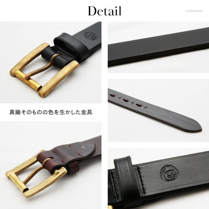 レザーベルト メンズ 日本製 本革 MERCERシリーズ ノット Knotの通販