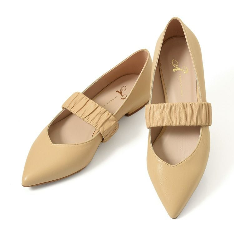 ストラップ付きフラットパンプスの通販｜ブランドセレクトシンフーライフ