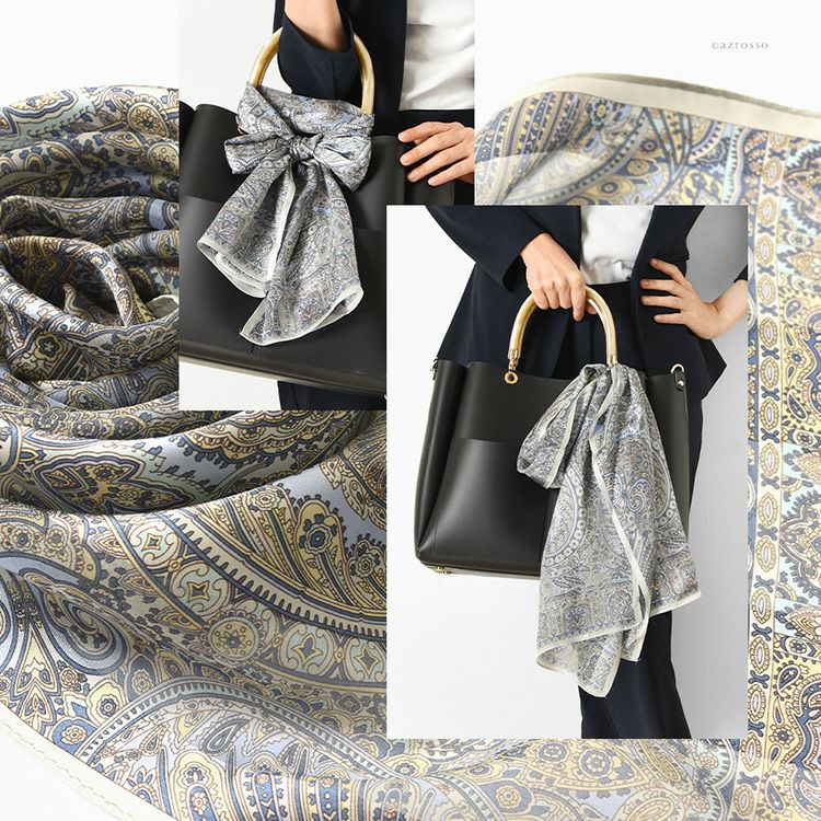 シルクスカーフ ブランド 日本製 横浜スカーフ 国産 レディース