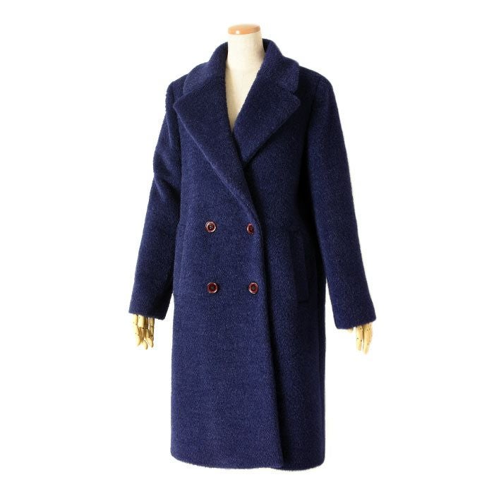 レネール チェスターコート オーバーサイズ 裏地総柄 フランスのコートブランド LUENNA】Oversized Double-Breasted Chester Coat / オーバーサイズ
