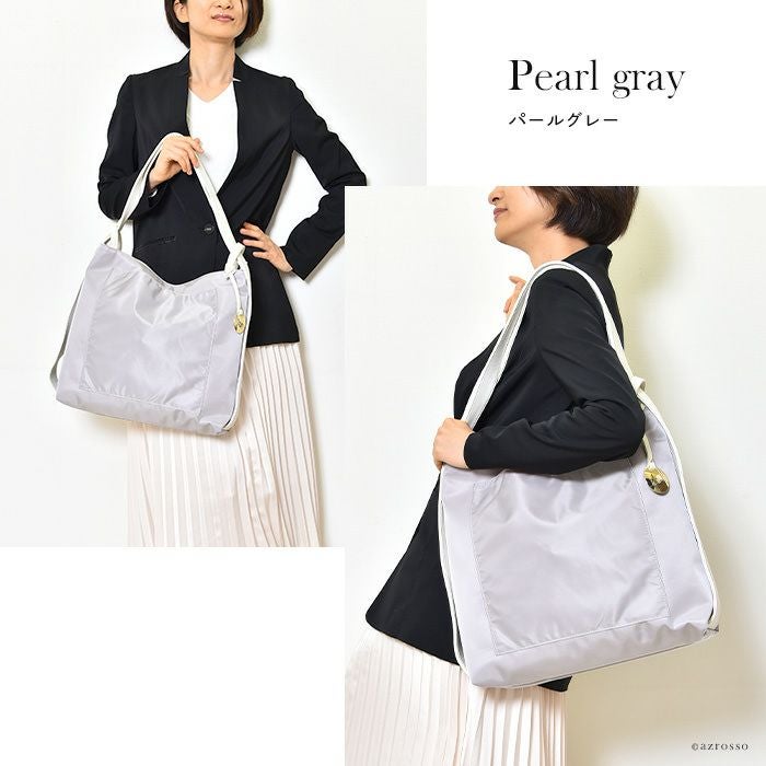 BEVINI ベヴィニ スタッズ 2WAY トートバッグ シルバー A4可 2way トート バッグ a4 レディース リュック ナイロン｜BEVINI