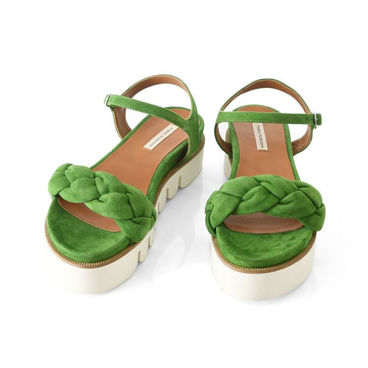 スエード厚底サンダル |Fabio Rusconiファビオルスコーニ ブランド通販