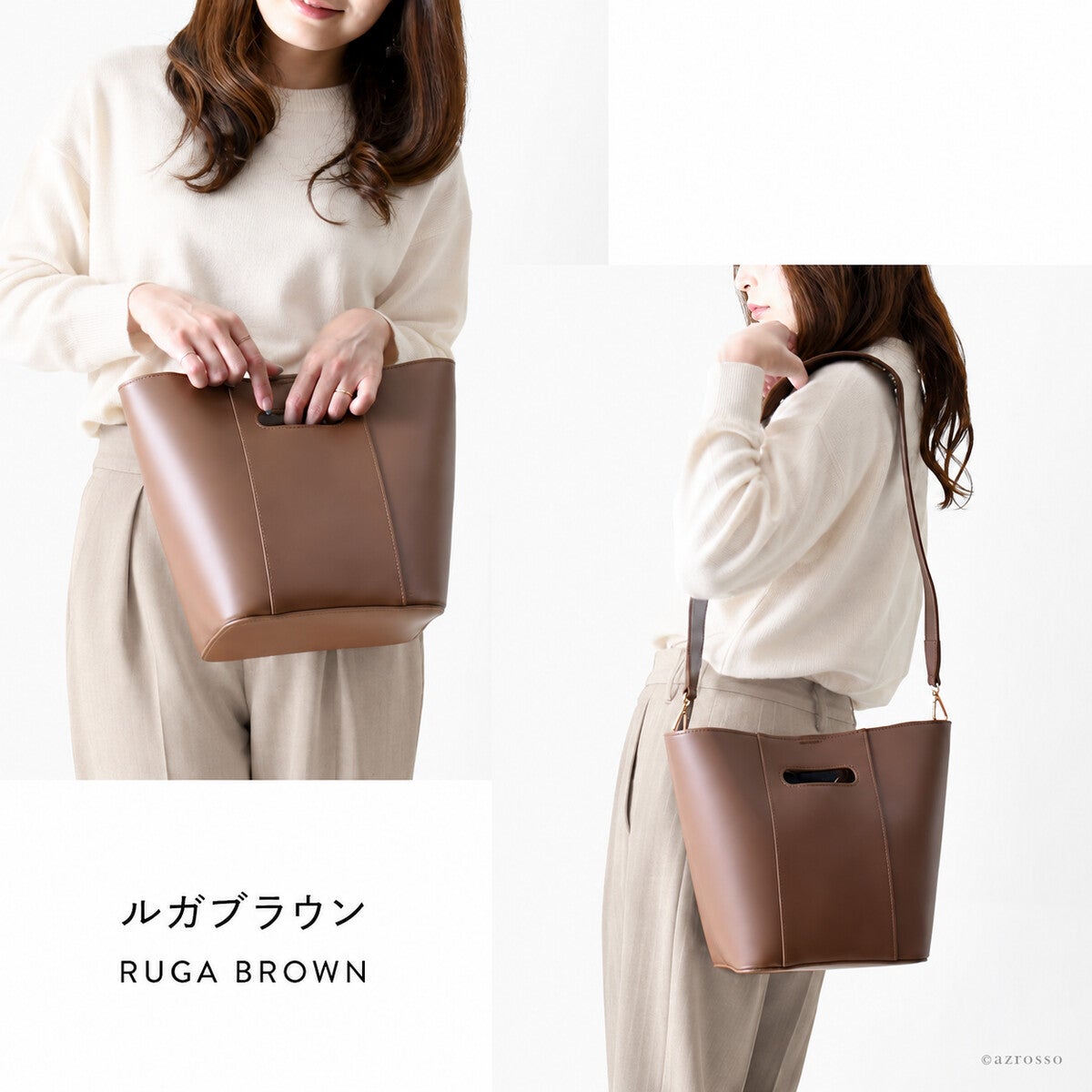 3way ハンドバッグ 本革 ショルダー バッグ ワンハンドル ベヴィニ