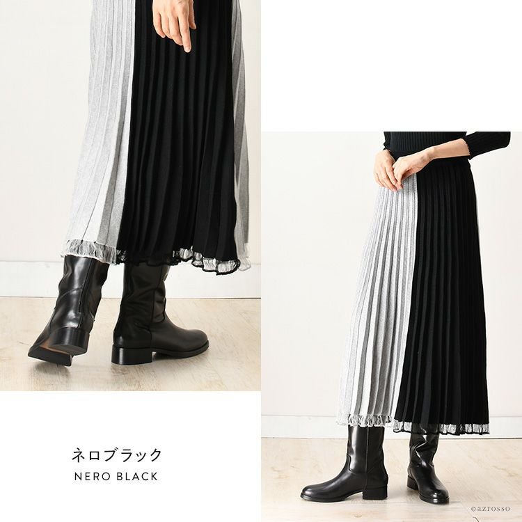 バックファスナー レザー ブーツ ロングブーツ コルソローマ 9 CORSO
