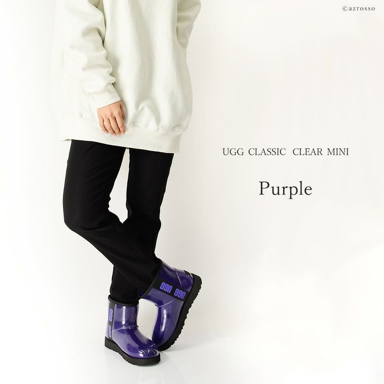 新品試着のみ★UGG レディース クラシック クリア ミニ ブラック 8 UGG（アグ） 【並行輸入】アグ ウィメンズ クラシック クリア ミニ