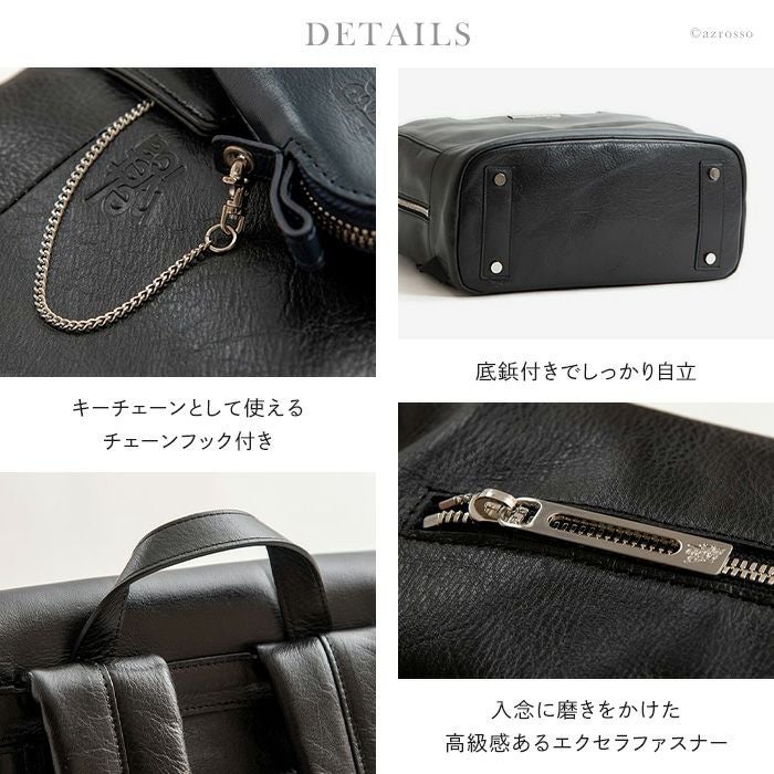 レザー リュック A4 ビジネスリュック 本革 メンズ ヘルベチカボールド