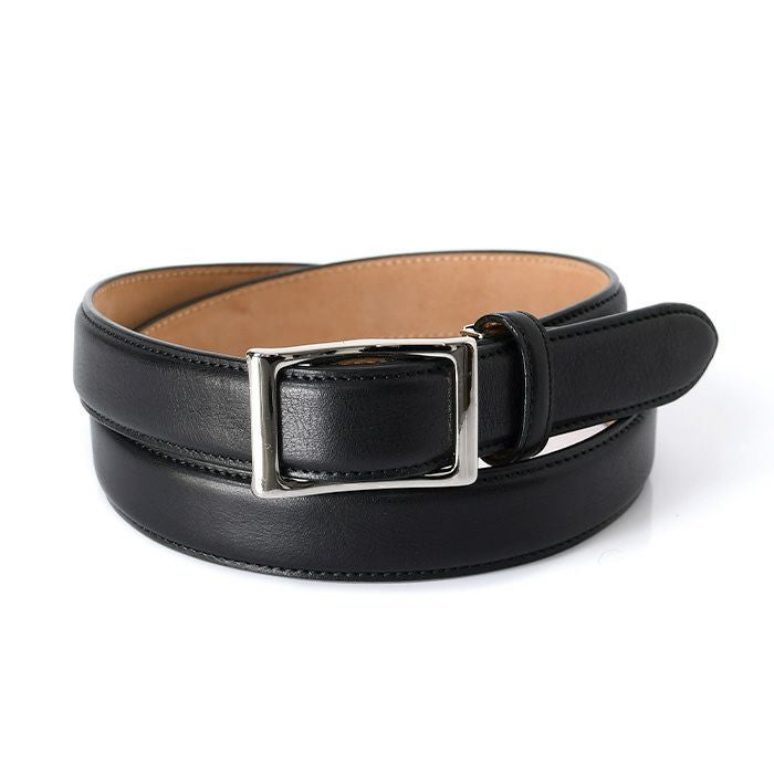 スライド レザー ベルト 本革 ブラック ブラウン メンズ アナック