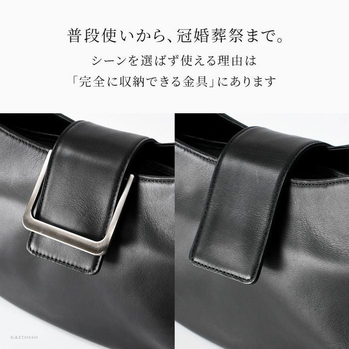 2way ソフトフォーマルバッグ 本革 日本製 ウィズ withの通販