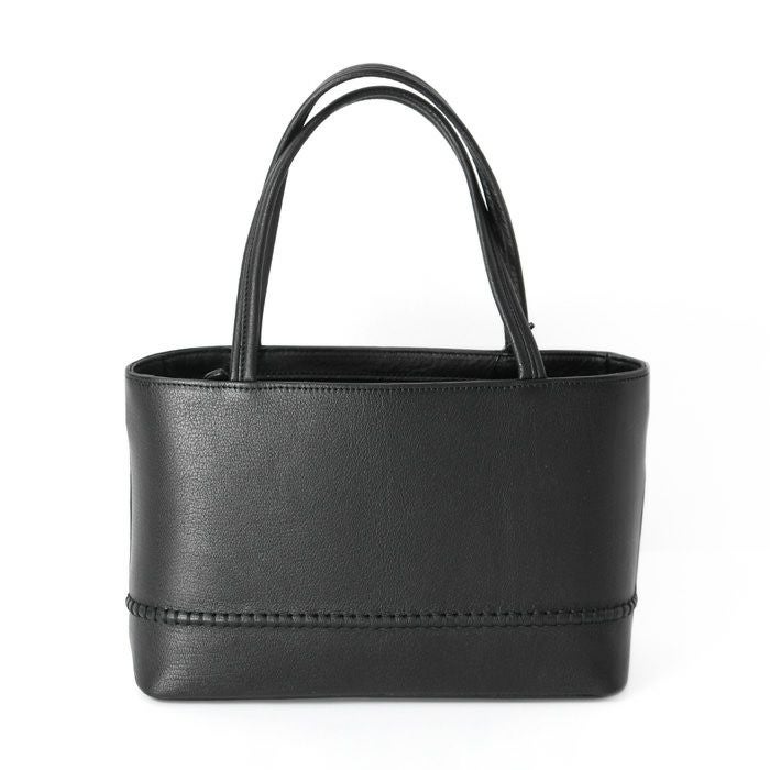 本革 フォーマルバッグ ブラック レザー 黒 ハンドバッグ 日本製