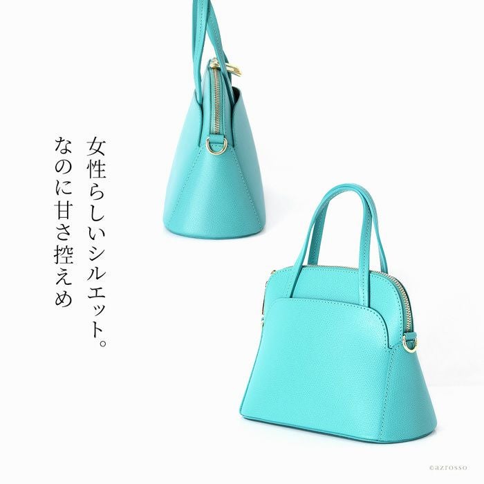 2way レザー ハンドバッグ ミニバッグ カプチェット ヴィオレット