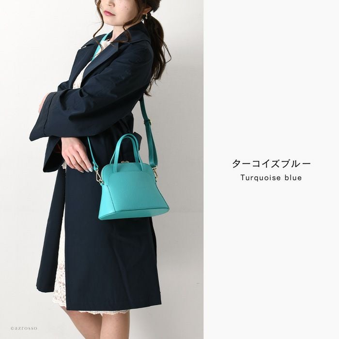 2way レザー ハンドバッグ ミニバッグ カプチェット ヴィオレット