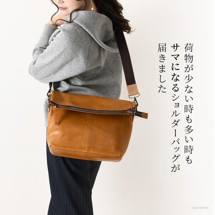 ★日本製★本革★２ＷＡＹショルダー★コロンとしたスタイル★ネイビー色★ ☆ハンドメイド☆日本製☆本革☆2WAY斜め掛けショルダーバッグ