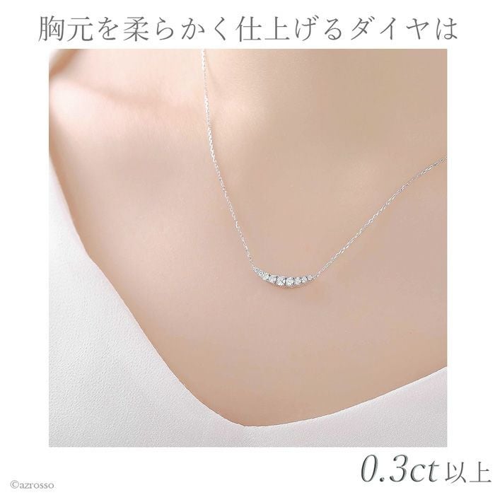 ダイヤモンド ネックレス ライン スマイリングロックス SMILING ROCKS