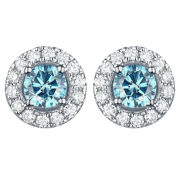 ブルーダイヤモンド スタッドピアス スマイリングロックス SMILING