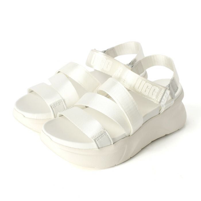 u*i様 ★新品★ UGG 厚底サンダル ホワイト 白 サイズ5.5 サンダル LA SHORES LA ショアーズ 1118499 正規品 アグ UGGの通販