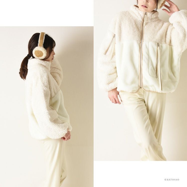 A7 SHERPA プルオーバー XLサイズ アウター MARLENE SHERPA JACKET マーレン シェルパ ジャケット