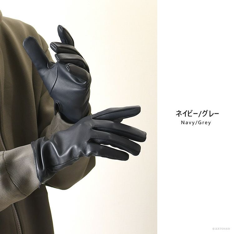 デンツ 手袋 DENTS スマホ対応 メンズグローブ ミラネーゼシルク