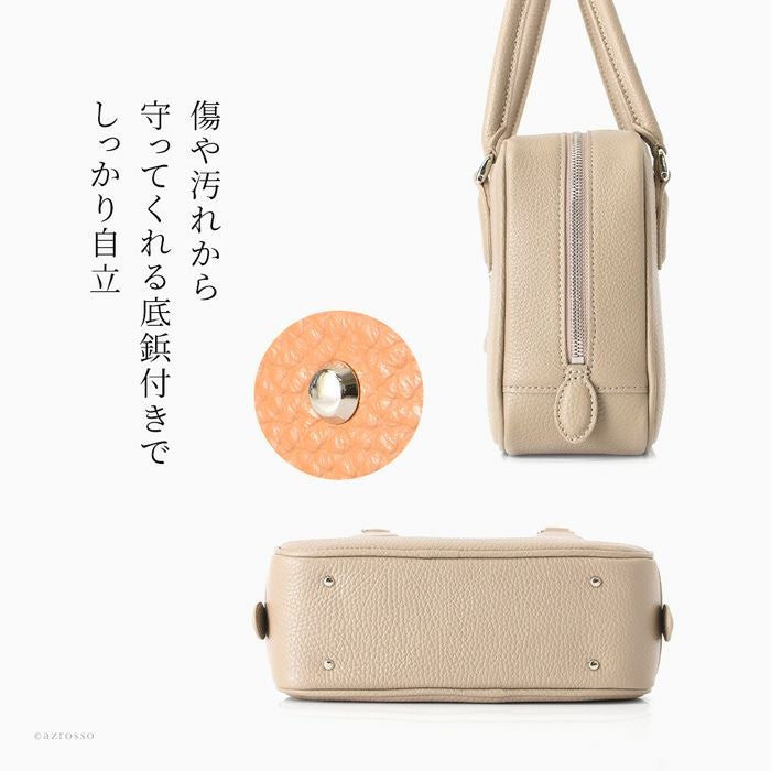 ミニ ボストンバッグ レザー 日本製 大阪カバン OSAKA KABANの通販