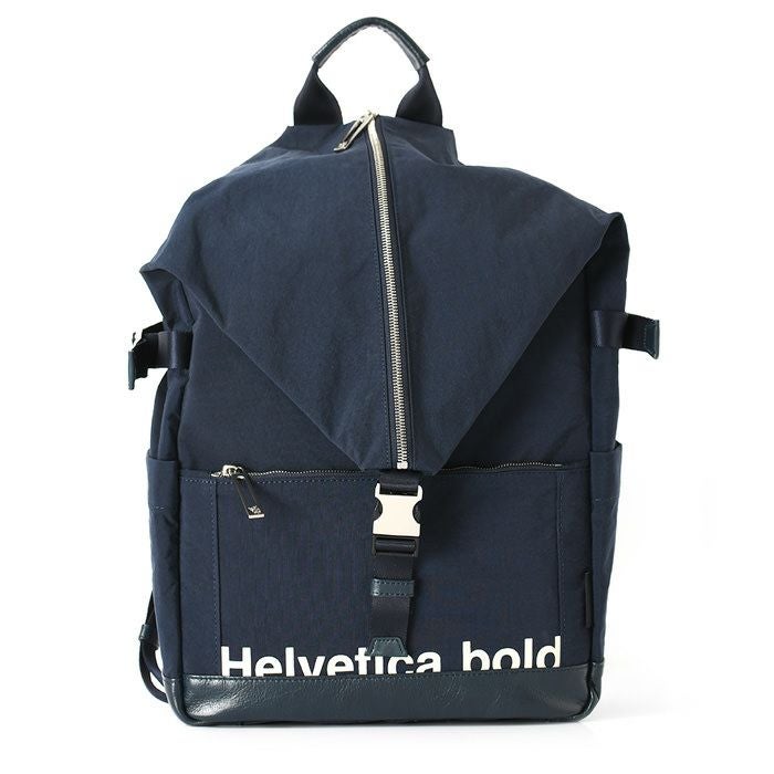 高級ナイロン リュック A4 日本製 ヘルベチカボールド Helvetica bold
