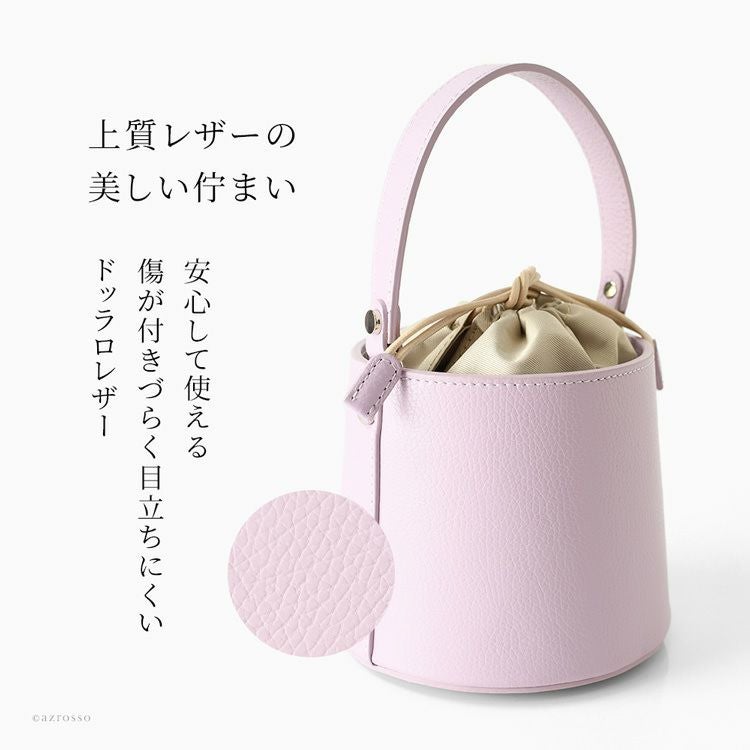 バケツバッグ 本革 ハンドバッグ イタリア製 アンドレアカルドネ