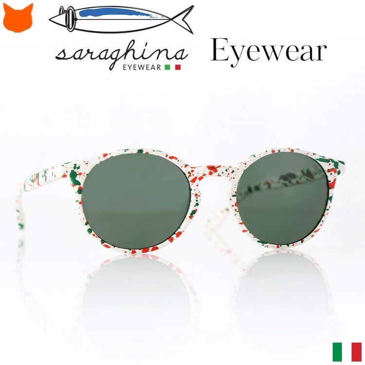 イタリアサラギーナ ♡サングラス♡ピンク レディース サングラス イタリア製 ボストン型 uvカット サラギーナ