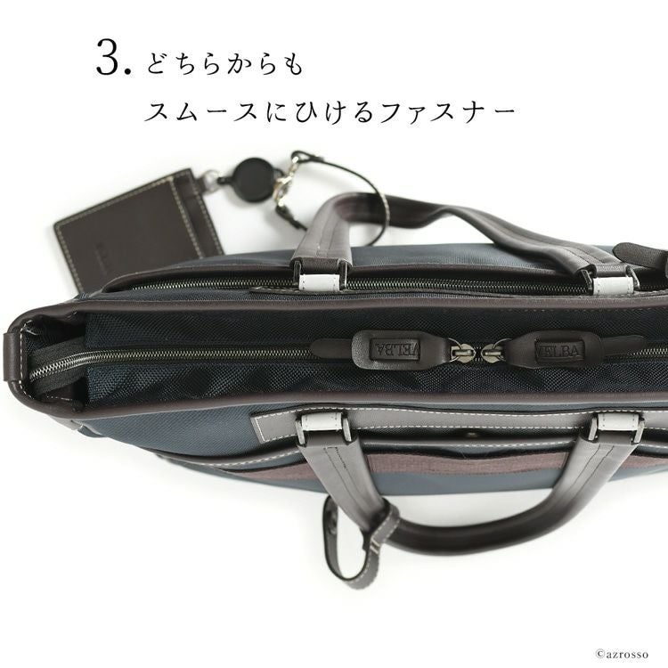   Platinum ビジネスバッグ2WAY 持ち手牛革 スワン SAXON 2wayマチ拡張 ビジネスバッグ 5201 ブラック 1個（直送品
