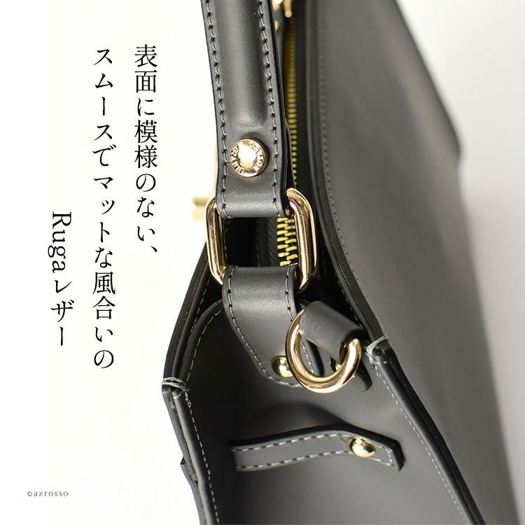 イタリア製 ハンドバッグ 2way ワンハンドル 本革 ショルダーバッグ
