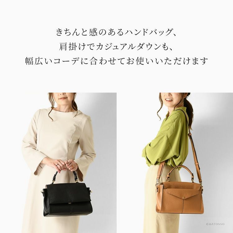 レディース 本革 ハンドバッグ 2way ショルダーバッグ イタリア製