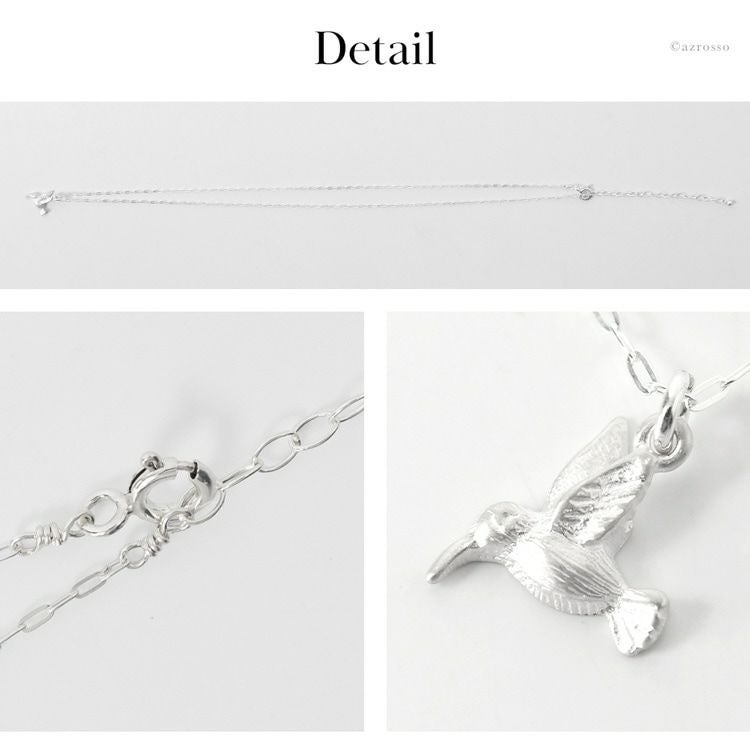 鳥 ネックレス シルバー ハチドリモチーフ ドギャード dogearedの通販
