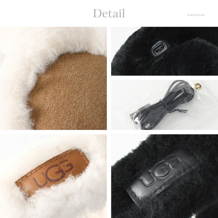 UGG イヤーマフ bluetooth 耳当て レディース 防寒 撥水 かわいい ボア