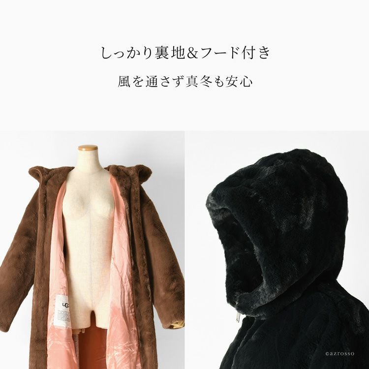 フェイクファー ロングコート Koko Oversized Faux Fur Coat 1117512
